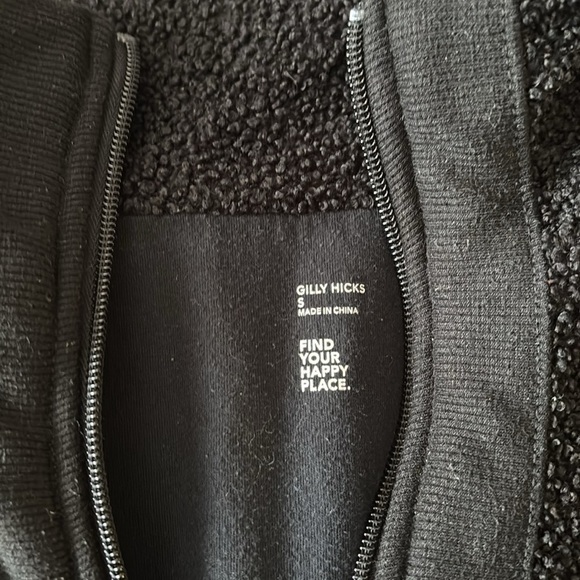 Gilly Hicks Women's Black Sherpa Jacket size small - Picture 2 of 6
